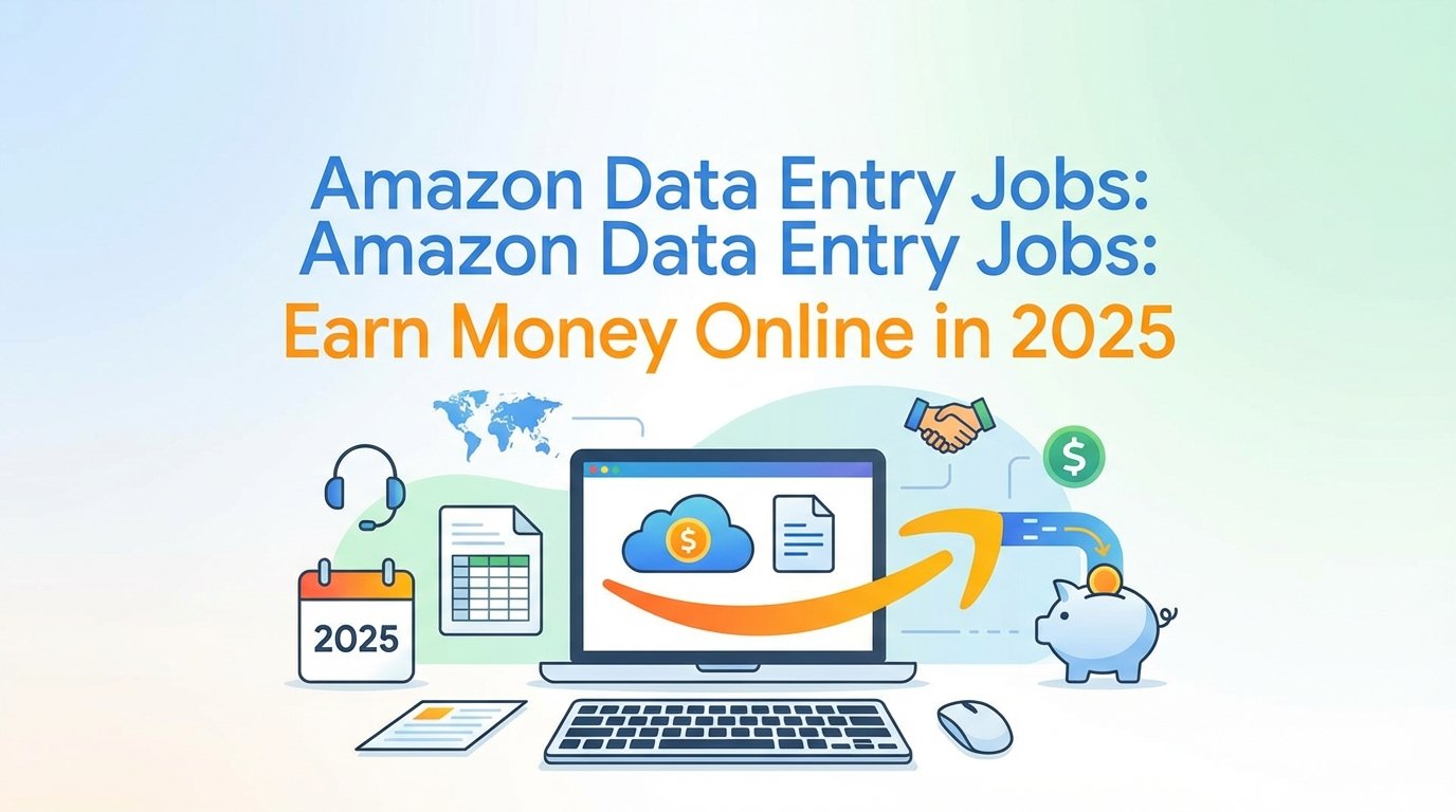 Amazon Data Entry Jobs: Earn Money Online in 2025