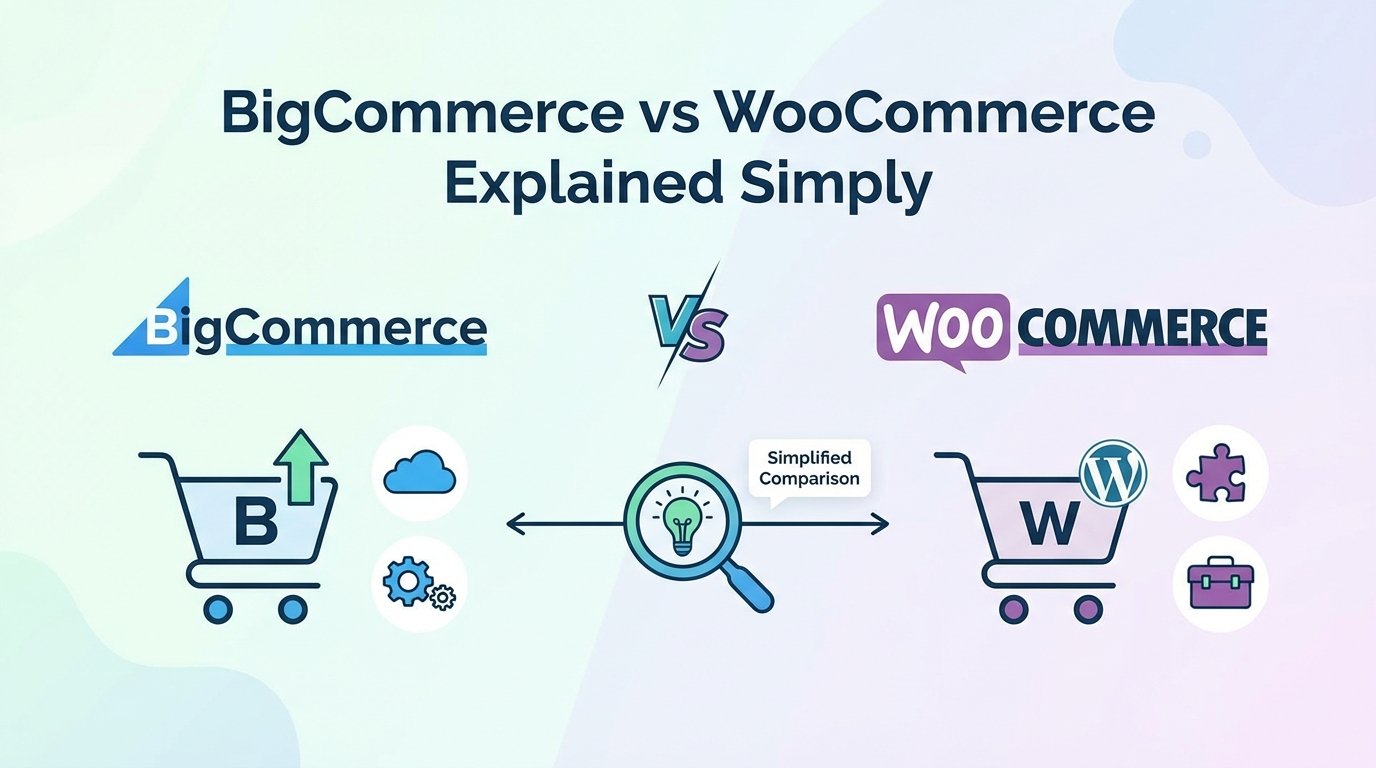 BigCommerce vs WooCommerce Explained Simply