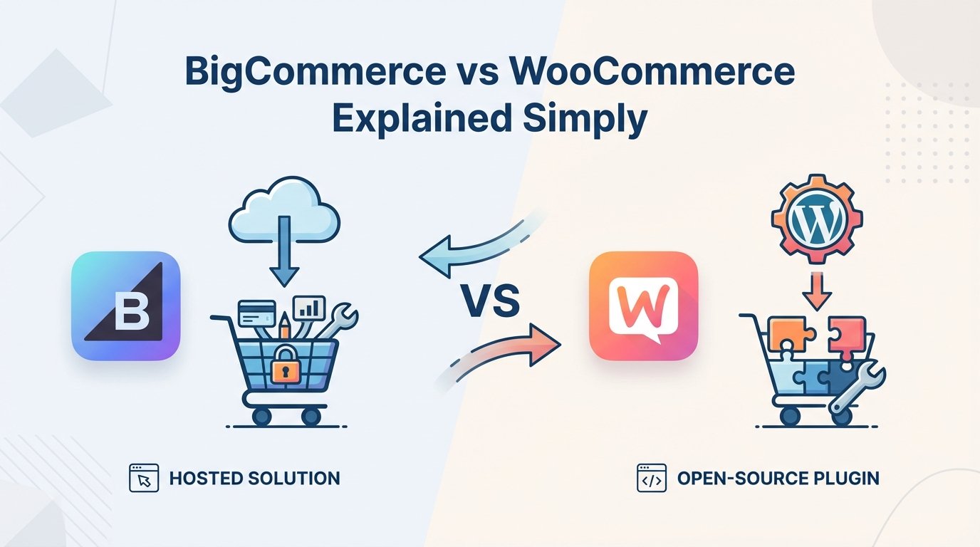 BigCommerce vs WooCommerce Explained Simply