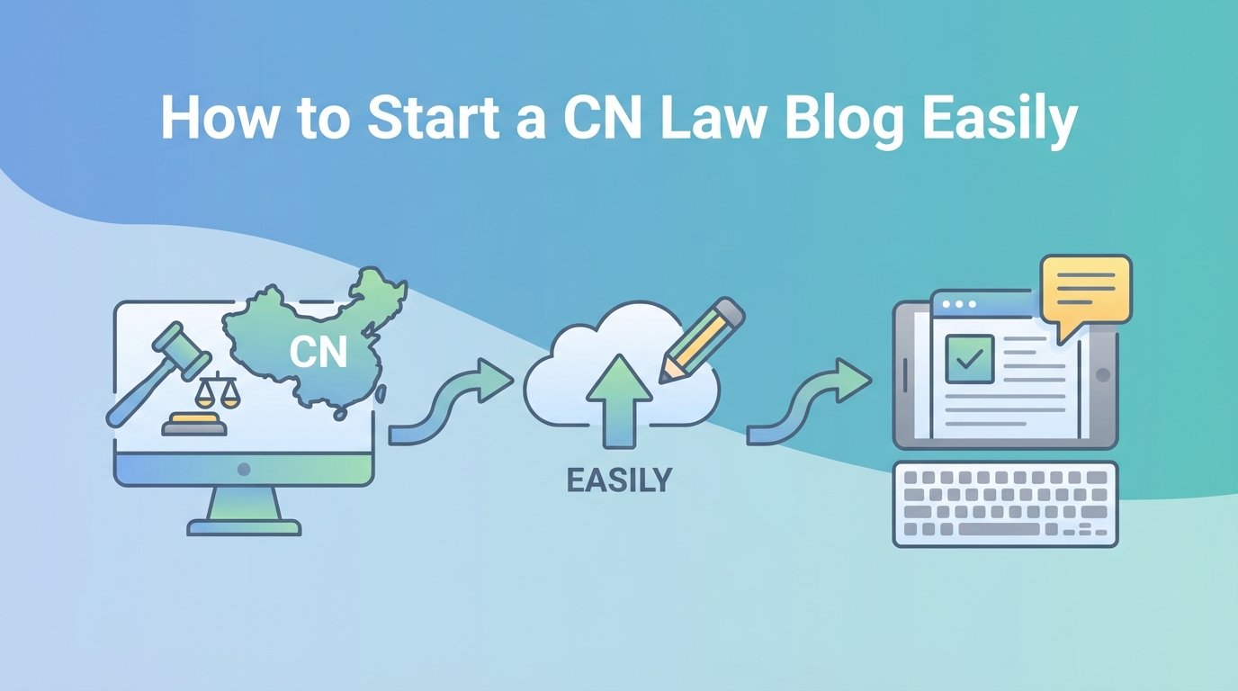How to Start a CN Law Blog Easily
