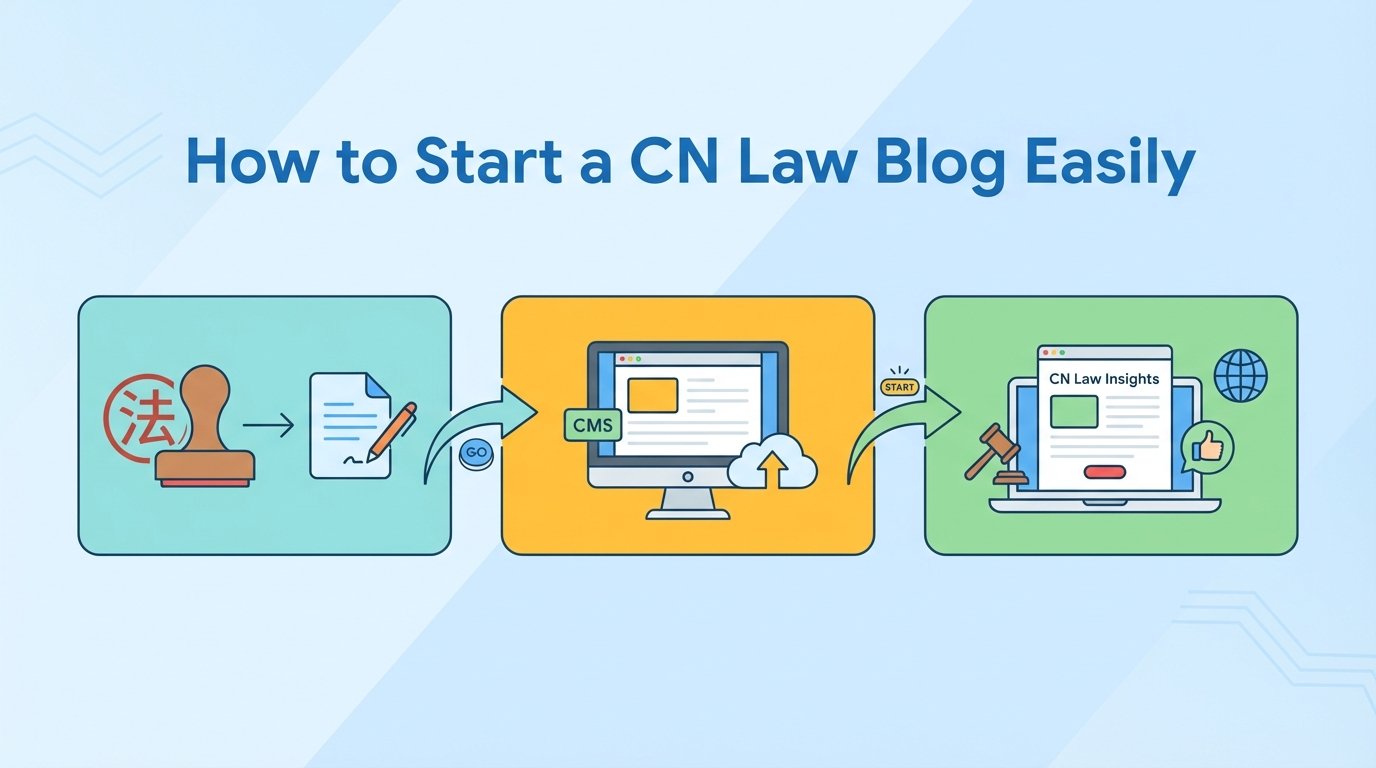 How to Start a CN Law Blog Easily